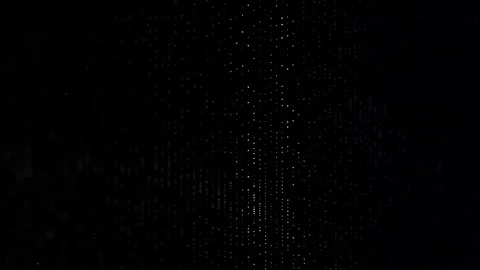 Connection flicker dots black loop background Stock Footage 274416541
