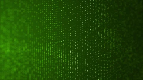Connection flicker dots green loop background Stock Footage 274417891