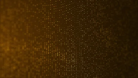 Connection flicker dots yellow loop background Stock Footage 274417257