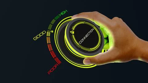 CONNECTION GOOD Illustrazione stock