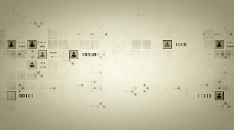 Connection Grids White Track Stock Footage 47729605