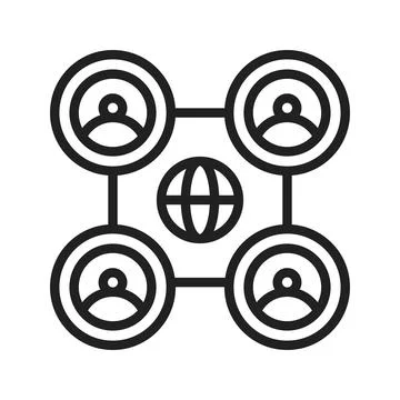 Connection Icon Image. Stock Illustration