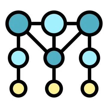 Connection icon vector flat Stock Illustration