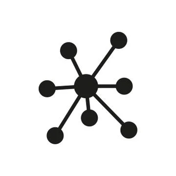 Connection icon. Vector illustration. Flat design. Isolated. Stock Illustration