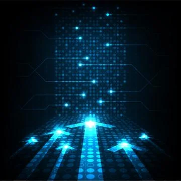 The connection of the Internet is fast. Stock Illustration