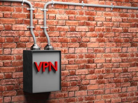 Connection to internet security, electronic security, Internet traffic encr.. Illustrazione stock