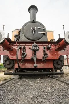Connection iron from a train Stock Photos