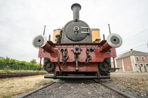 Connection iron from a train Stock Photos