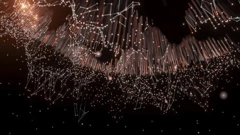 Connection lines and dots around Earth globe 스톡 일러스트
