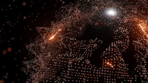 Connection lines and dots around Earth globe 스톡 일러스트