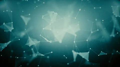 Connection lines background flowing abstract Stock Footage 205590894