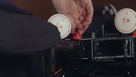 Connection lock. Drone assembly Stock Footage 244734254