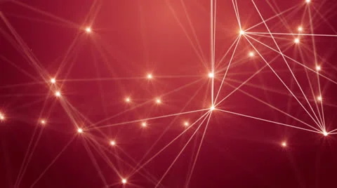 Connection Loop Red HD Stock Footage 23457863
