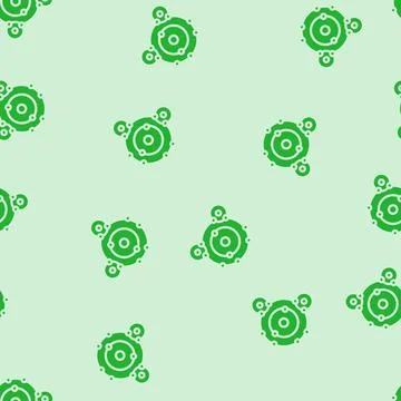 Connection molecular structure glyph vector seamless pattern Stock Illustration