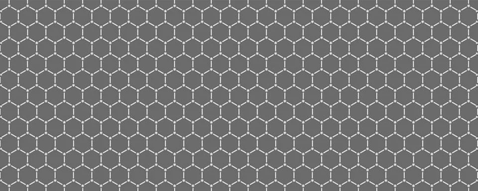 Connection molecule structure. Geometric hexagonal abstract background Stock Illustration