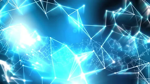 Connection network concept, Science technology background. Stock Footage 166799937