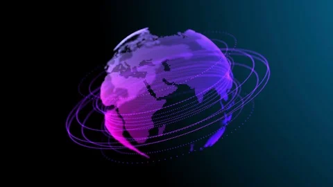 Connection network technology design Stock Footage 72382191