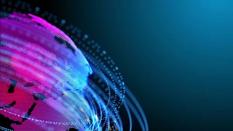 Connection network technology design 스톡 동영상 73232336