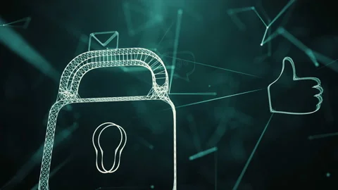 Connection network.Looping animation. Stock Footage 100876502