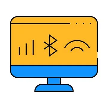 Connection operating system icon color illustration イラスト素材