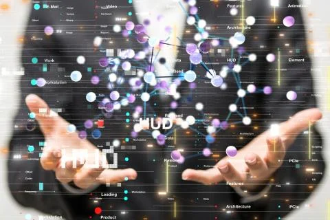 A connection Stockfoto's