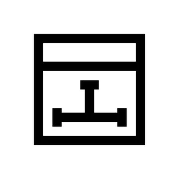 Connection pixel perfect icon Stock Illustration