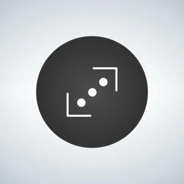 Connection round icon Stock Illustration