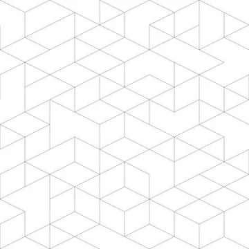 Connection seamless structure. Modern line art pattern with connecting lines on Stock Illustration