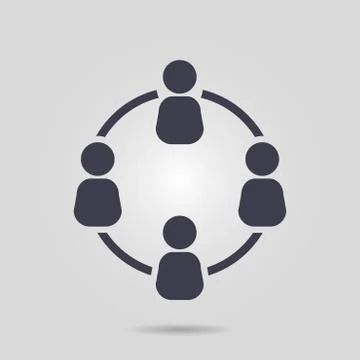 Connection sign icon. Illustrazione stock