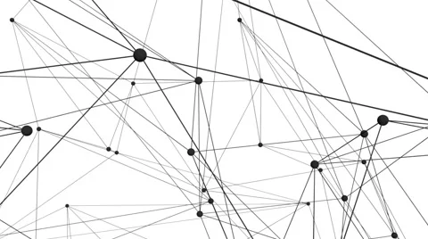 Connection structure , 3d animation abstract background Video stock 45941074