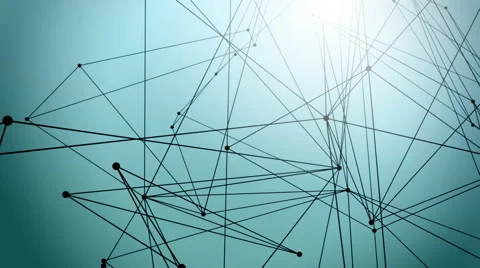 Connection structure, 3d animation abstract background Stock Footage 47523441