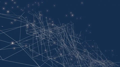 Connection structure , 3d animation abstract background 库存影片 49900125