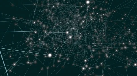 Connection structure , 3d animation abstract background Stockbeeldmateriaal 53890139