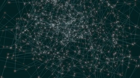 Connection structure , 3d animation abstract background 库存影片 53890187