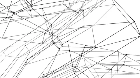 Connection structure , 3d animation abstract background Stock-Footage 71557782