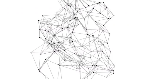 Connection structure animation Stock Footage 61029911