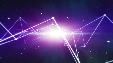 Connection structure animation Stock Footage 61103814