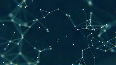 Connection structure animation Video stock 102130818