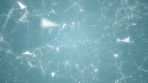 Connection structure. Futuristic background. Abstract polygonal space low poly Stock Footage 113999822