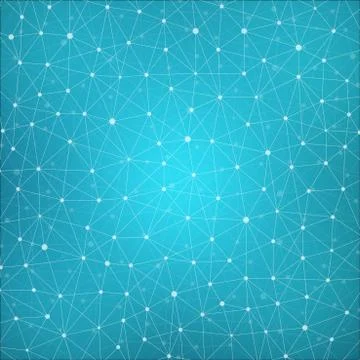 Connection structure. Geometric abstract background. Vector illustration of Stock Illustration