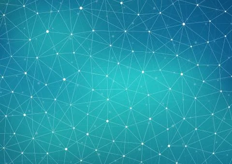 Connection structure. Geometric abstract background. Medicine, science and Stock Illustration