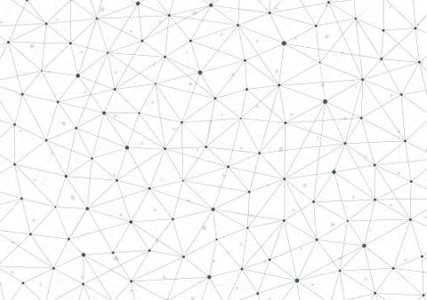 Connection structure. Geometric abstract background. Medicine, science and Stock Illustration