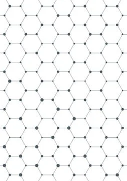 Connection structure. Geometric abstract background. Medicine, science and Stock Illustration