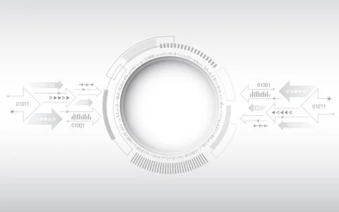 Connection structure. Hi-tech vector illustration eps 10. Stock Illustration
