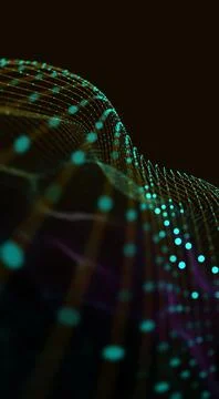 Connection structure. Science and technolog background.3d illustration. Stockillustratie