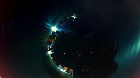Connection of two gas pipes by welding. Inside view. Stock Footage 244851970
