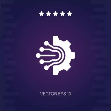 Connection vector icon Stock Illustration