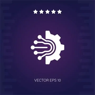 Connection vector icon Stock Illustration