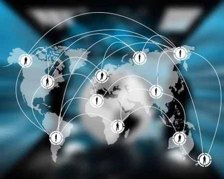 Connection of the world イラスト素材