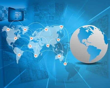 Connection of the world イラスト素材